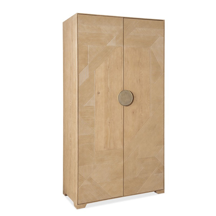 Retreat - Split Rattan Wardrobe - Beige