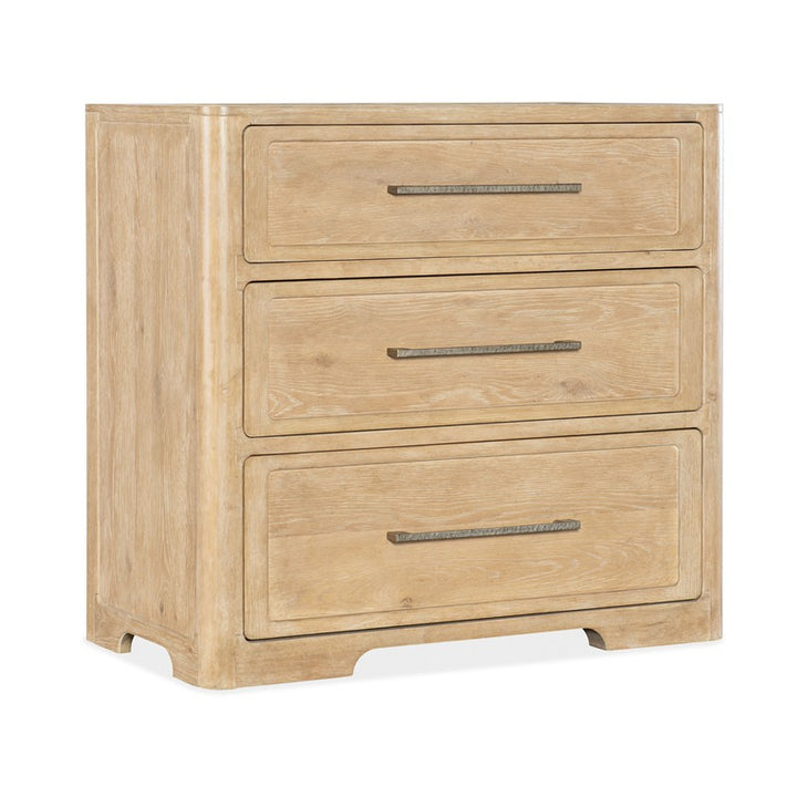 Retreat - Three-Drawer Nightstand - Beige