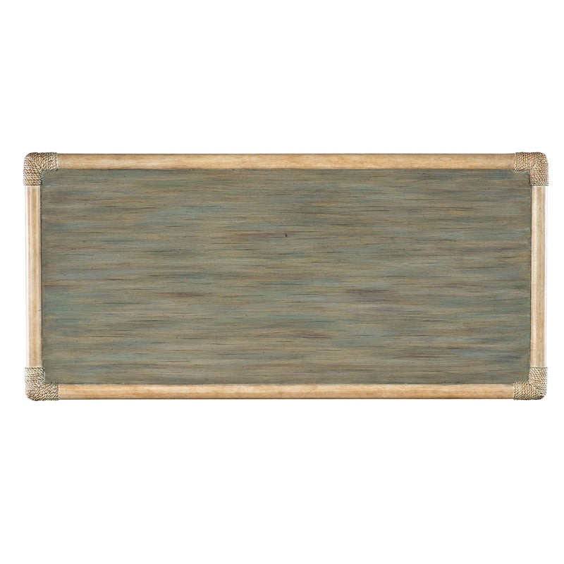 Retreat - Pole Rattan Chest - Green