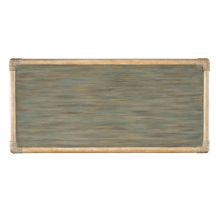 Retreat - Pole Rattan Chest - Green