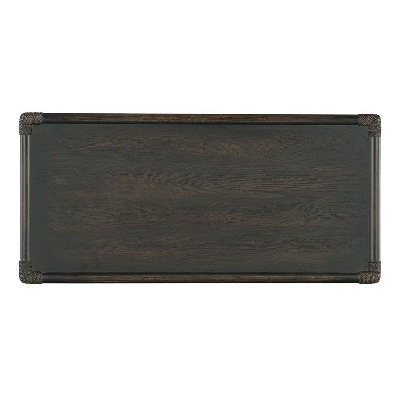 Retreat - Pole Rattan Chest - Black