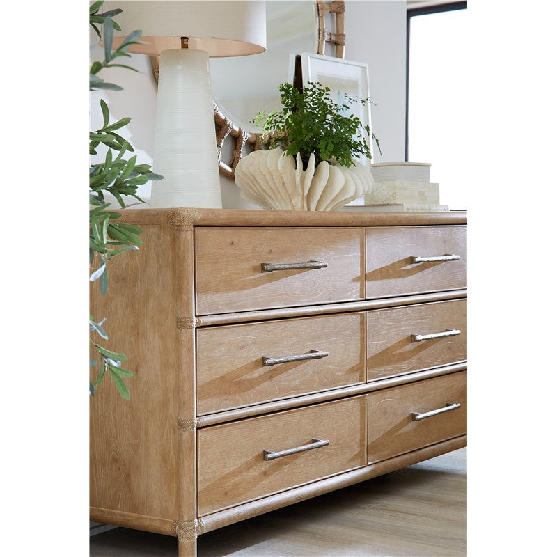 Retreat - Pole Rattan Dresser - Light Brown