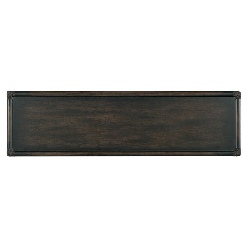 Retreat - Pole Rattan Dresser - Black