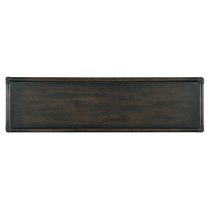 Retreat - Pole Rattan Dresser - Black