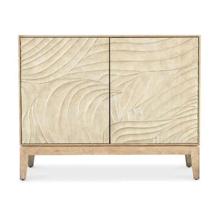 Retreat - Carved Nightstand - Beige