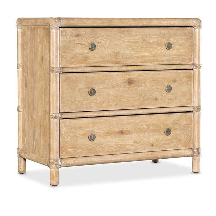 Retreat - Pole Rattan Nightstand - Beige