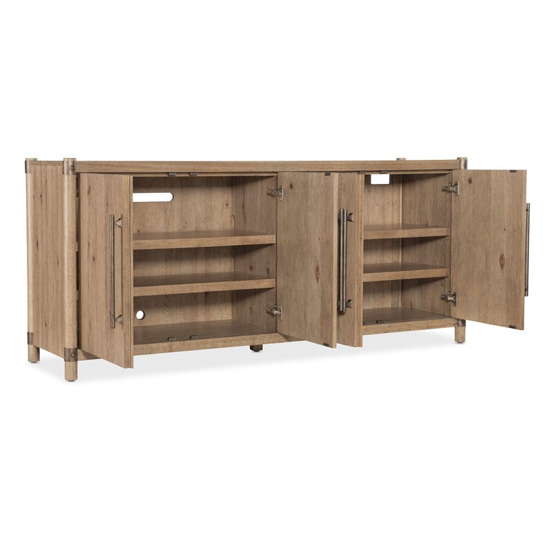 Vineyard Row - Entertainment Credenza - Light Brown