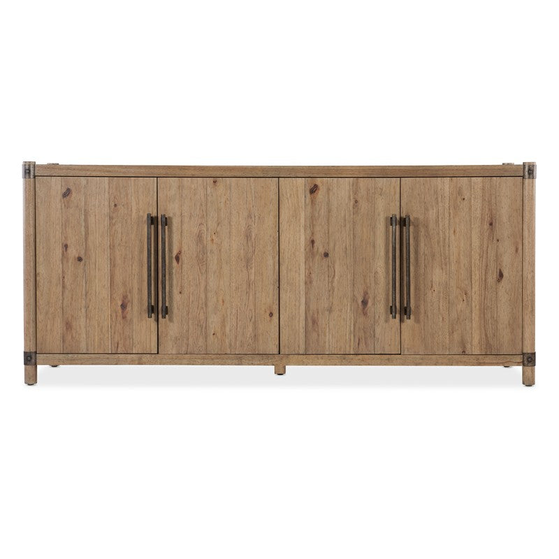 Vineyard Row - Entertainment Credenza - Light Brown