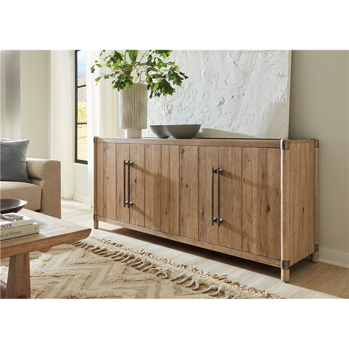Vineyard Row - Entertainment Credenza - Light Brown