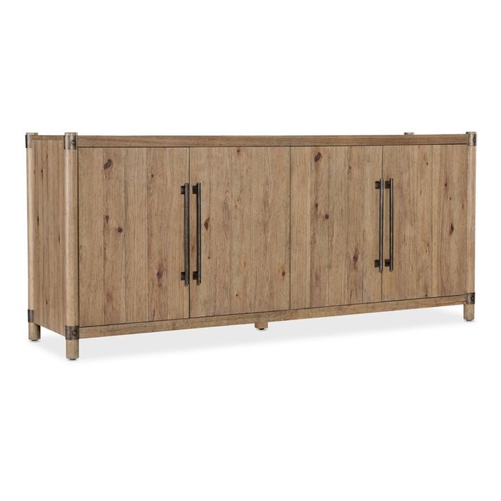 Vineyard Row - Entertainment Credenza - Light Brown