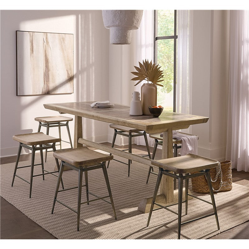 Vineyard Row - Friendship Table - Light Brown