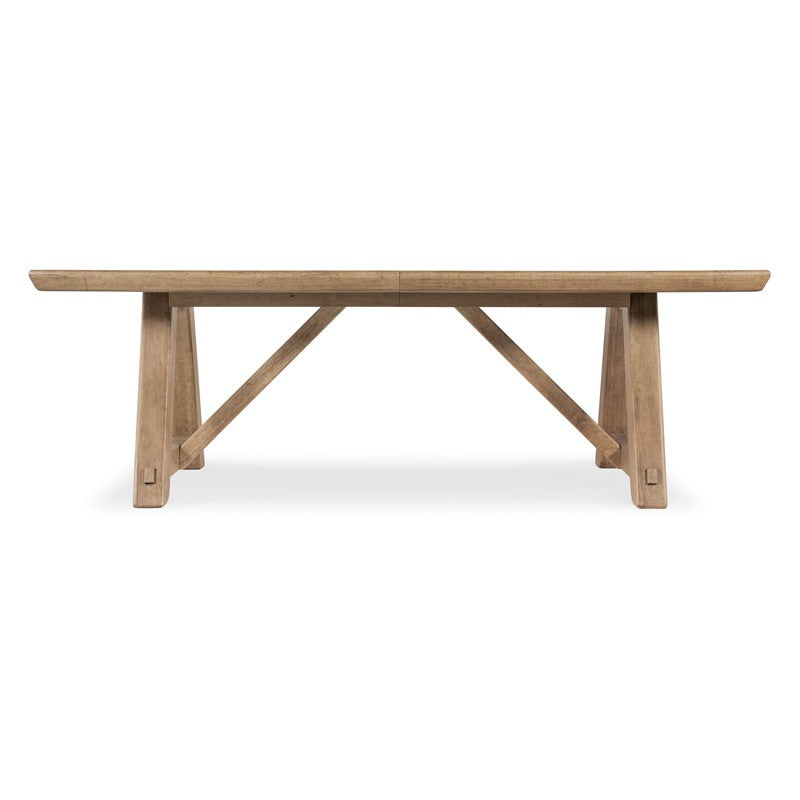 Vineyard Row - Rectangle Dining Table With 2-20" Leaves - Light Brown