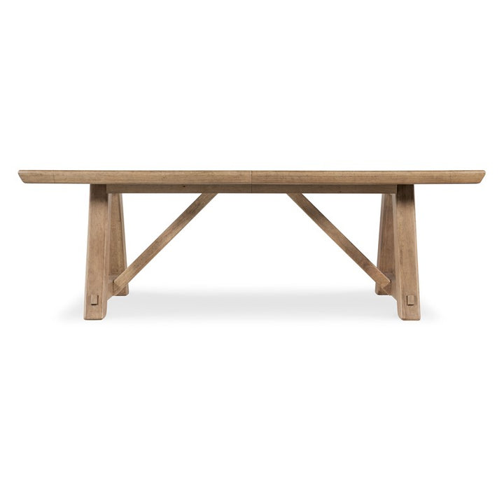 Vineyard Row - Rectangle Dining Table With 2-20" Leaves - Light Brown