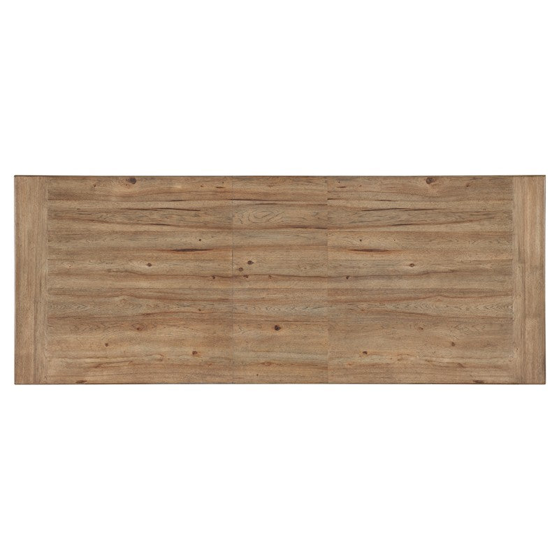 Vineyard Row - Rectangle Dining Table With 2-20" Leaves - Light Brown