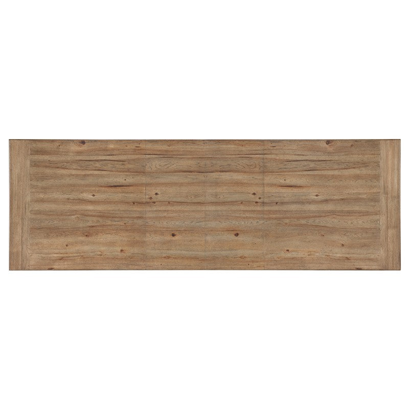 Vineyard Row - Rectangle Dining Table With 2-20" Leaves - Light Brown