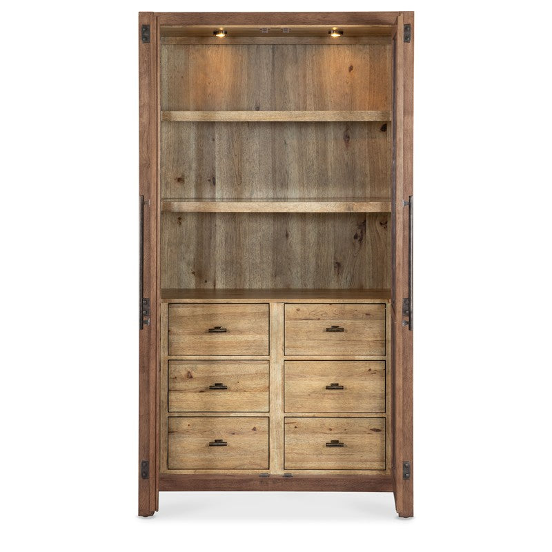 Vineyard Row - Display Cabinet - Light Brown