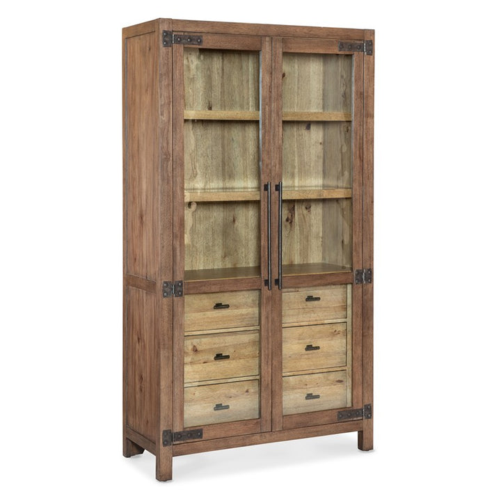 Vineyard Row - Display Cabinet - Light Brown