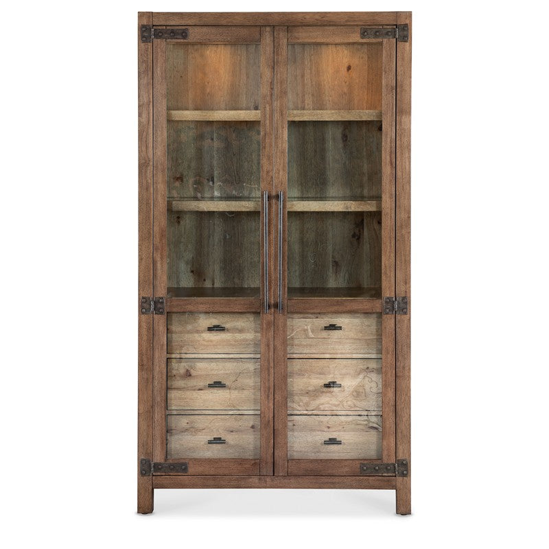 Vineyard Row - Display Cabinet - Light Brown