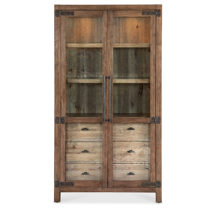 Vineyard Row - Display Cabinet - Light Brown