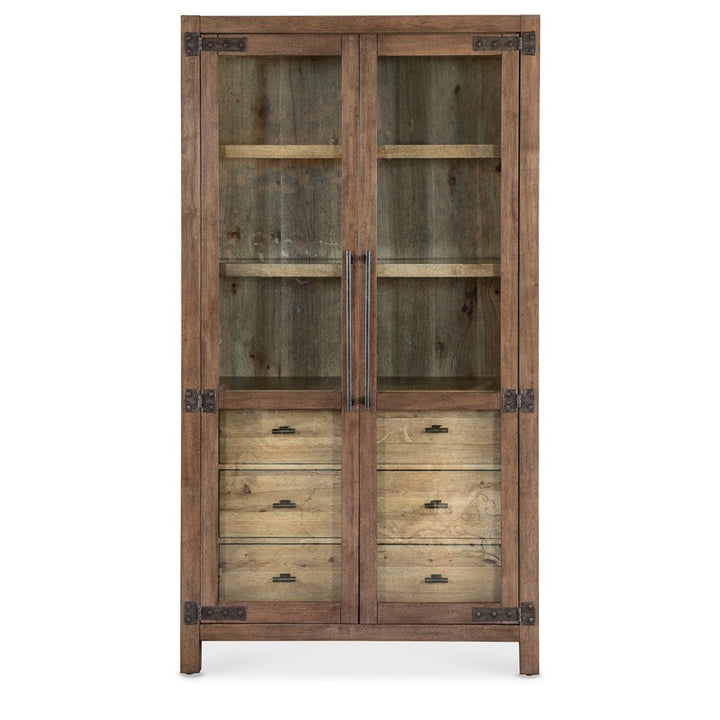Vineyard Row - Display Cabinet - Light Brown