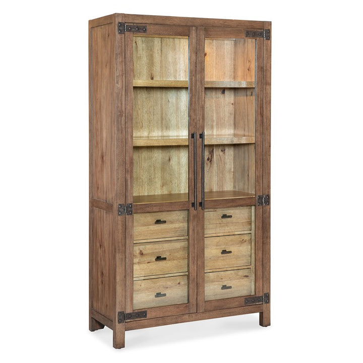 Vineyard Row - Display Cabinet - Light Brown