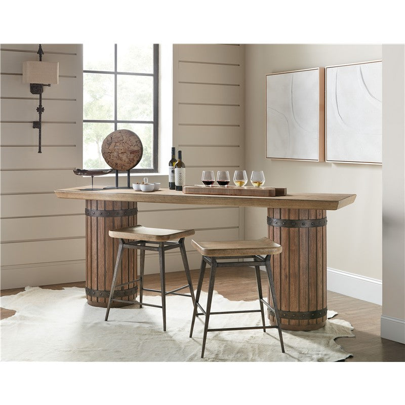 Vineyard Row - Console Table - Dark Brown