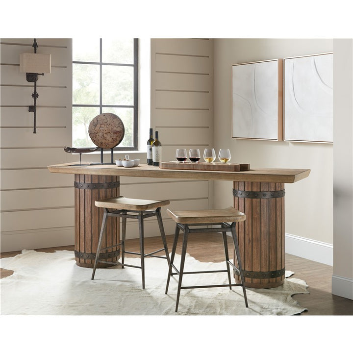 Vineyard Row - Console Table - Dark Brown