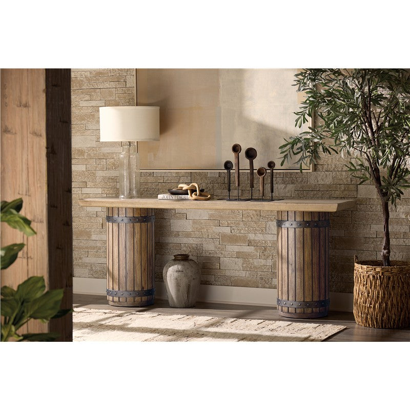 Vineyard Row - Console Table - Dark Brown