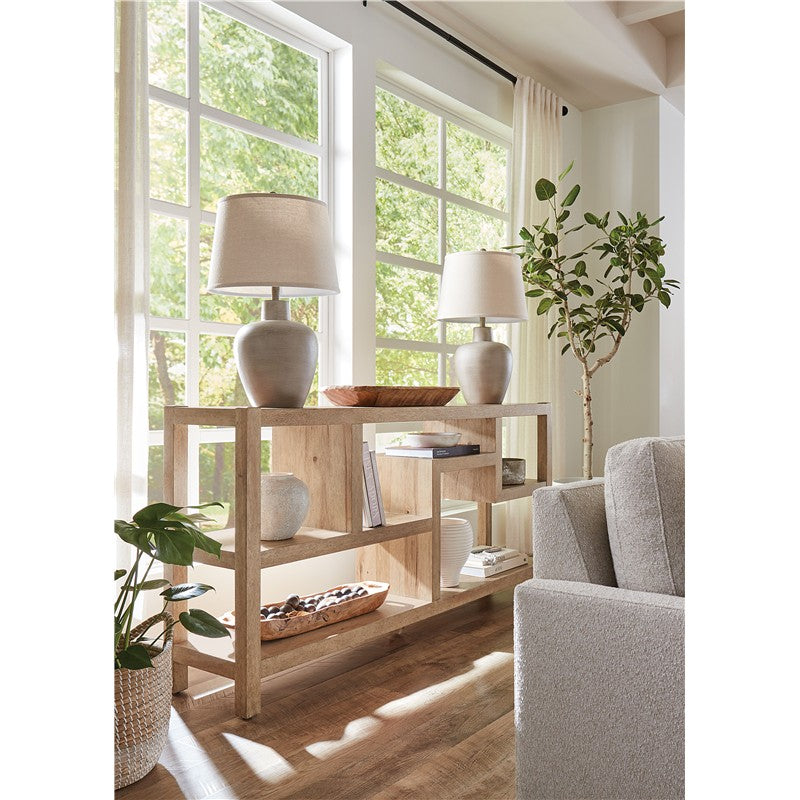 Vineyard Row - Small Console - Light Brown