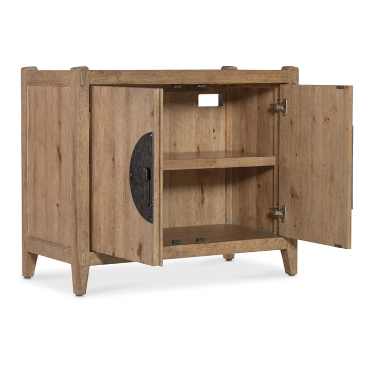 Vineyard Row - Two-Door Nightstand - Light Brown