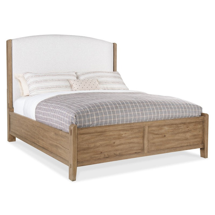 Vineyard Row - King Upholstered Bed - Beige