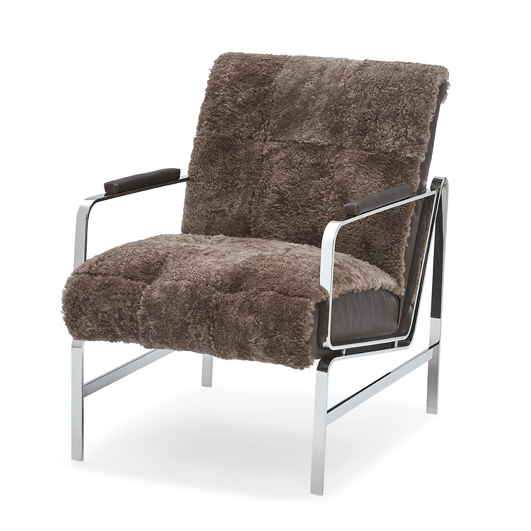 Jada Tufted Chrome Chair