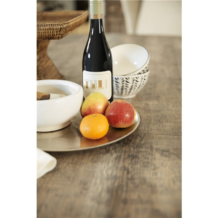 La Grange - Le Vieux 86" Double Pedestal Table With 2-18" Leaves