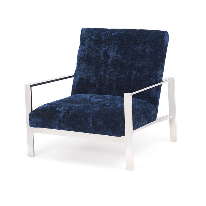 Arlo Tufted Chrome Chair