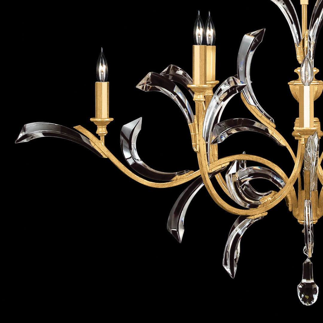Beveled Arcs 57" Round Chandelier