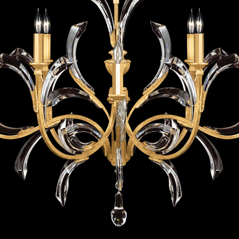 Beveled Arcs 57" Round Chandelier