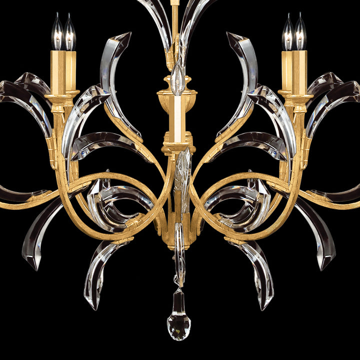 Beveled Arcs 57" Round Chandelier