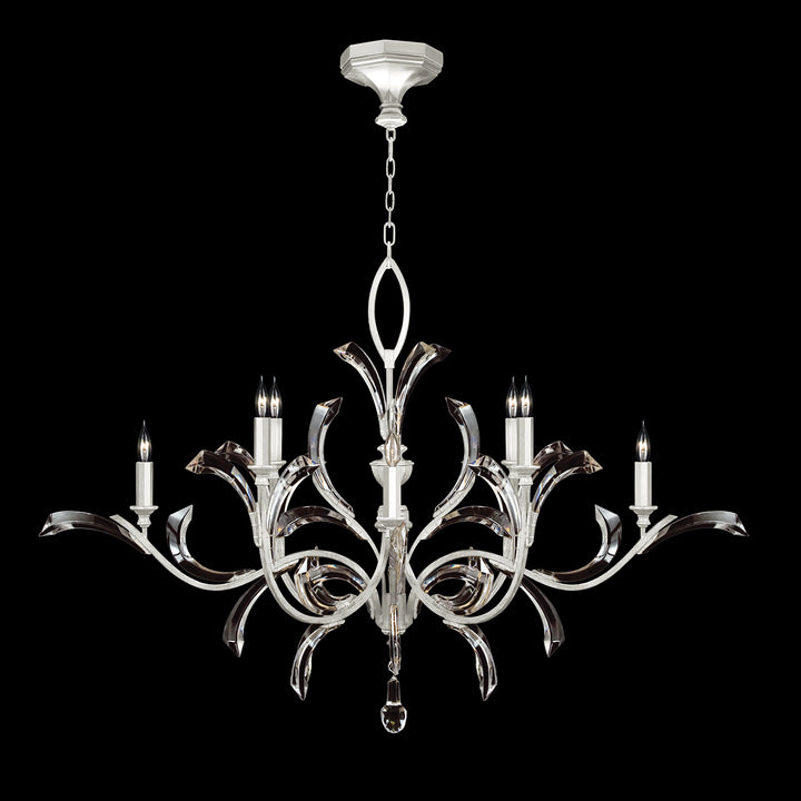 Beveled Arcs 57" Round Chandelier