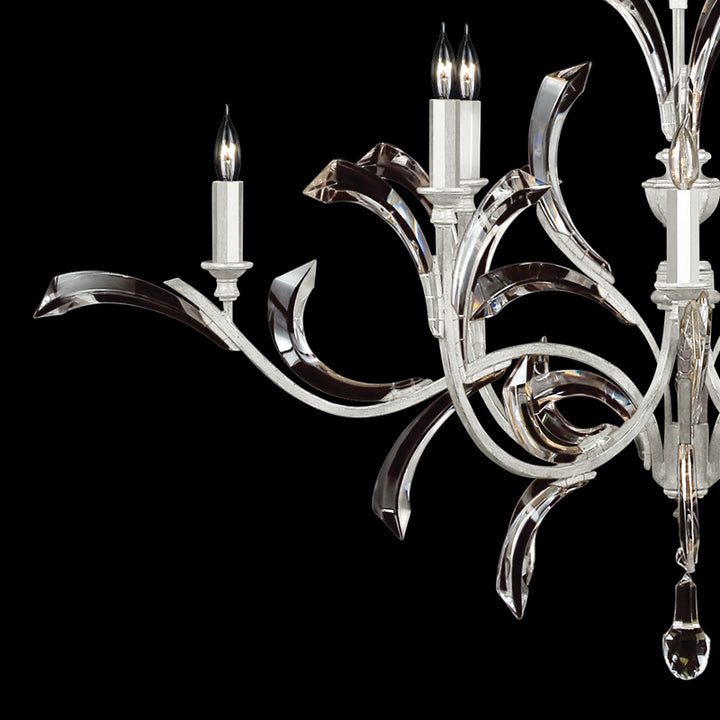 Beveled Arcs 57" Round Chandelier