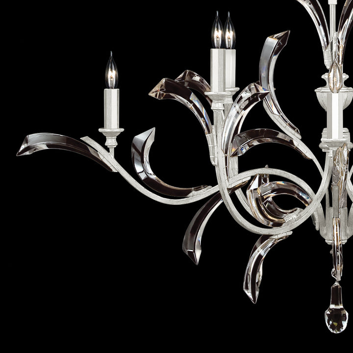 Beveled Arcs 57" Round Chandelier