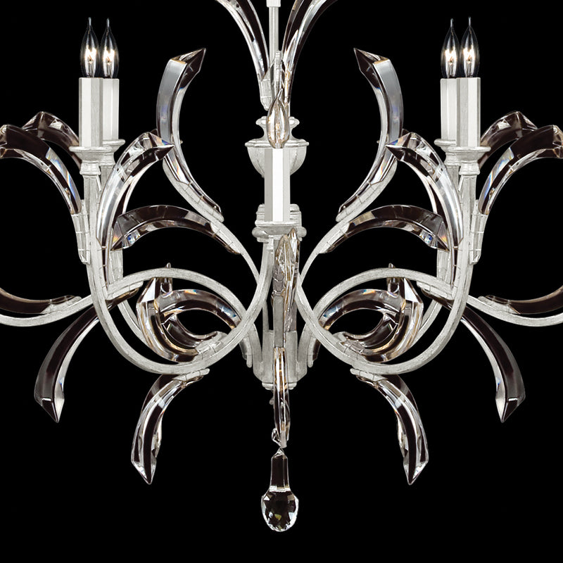 Beveled Arcs 57" Round Chandelier