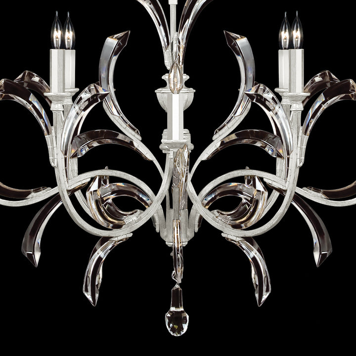 Beveled Arcs 57" Round Chandelier