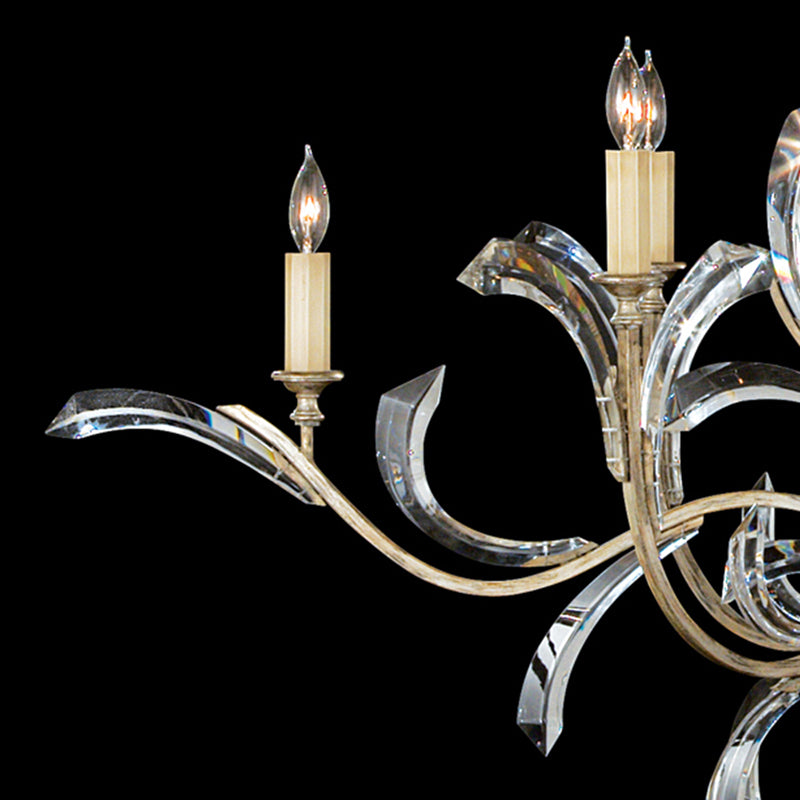 Beveled Arcs 57" Round Chandelier