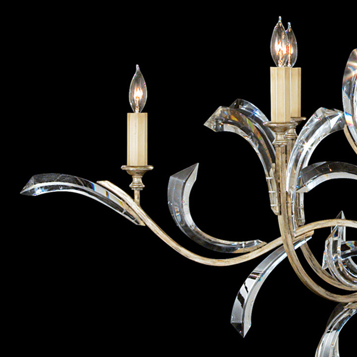 Beveled Arcs 57" Round Chandelier