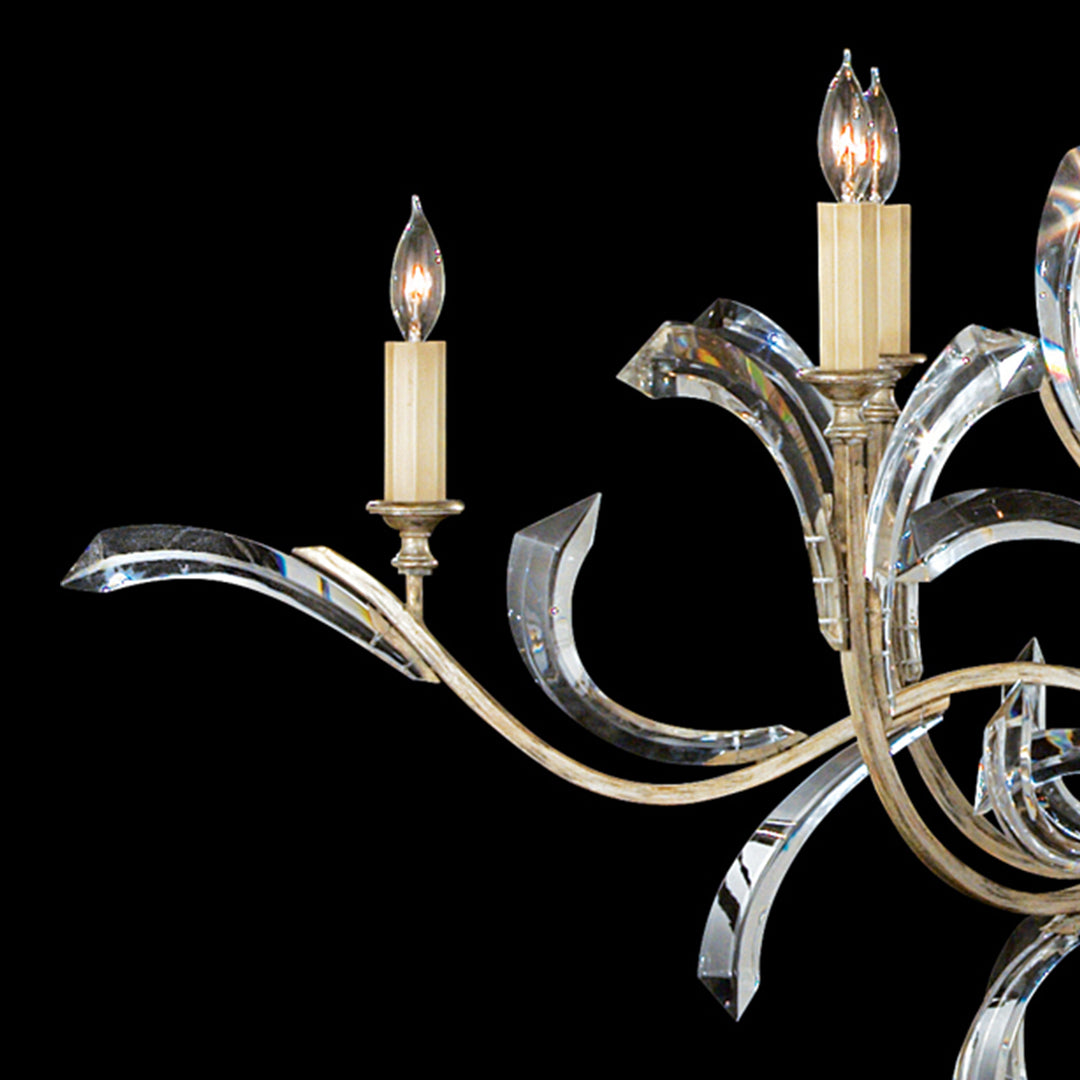 Beveled Arcs 57" Round Chandelier
