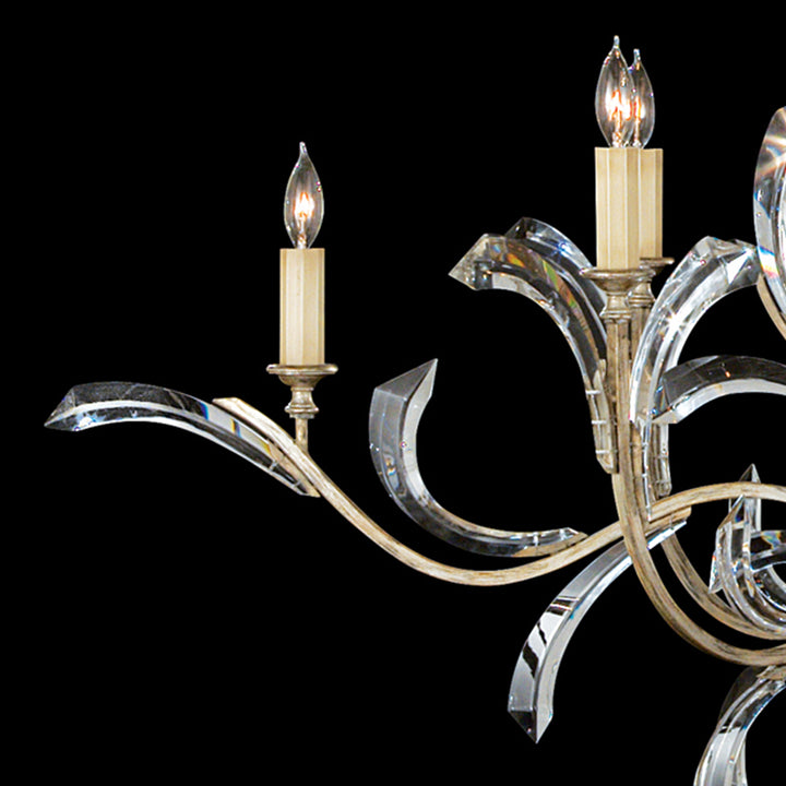 Beveled Arcs 57" Round Chandelier