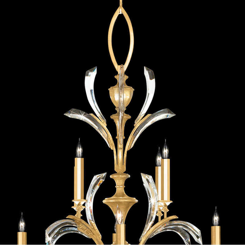 Beveled Arcs 56" Round Chandelier