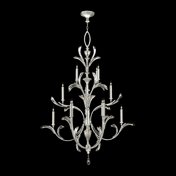 Beveled Arcs 56" Round Chandelier