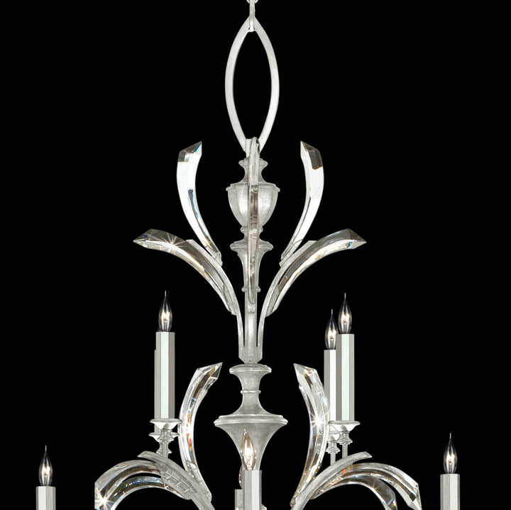 Beveled Arcs 56" Round Chandelier