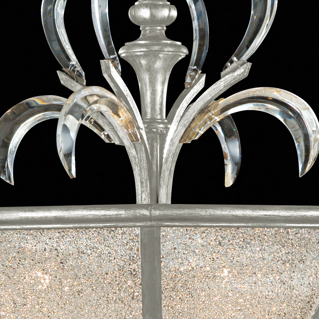 Beveled Arcs 26" Round Semi-Flush Mount